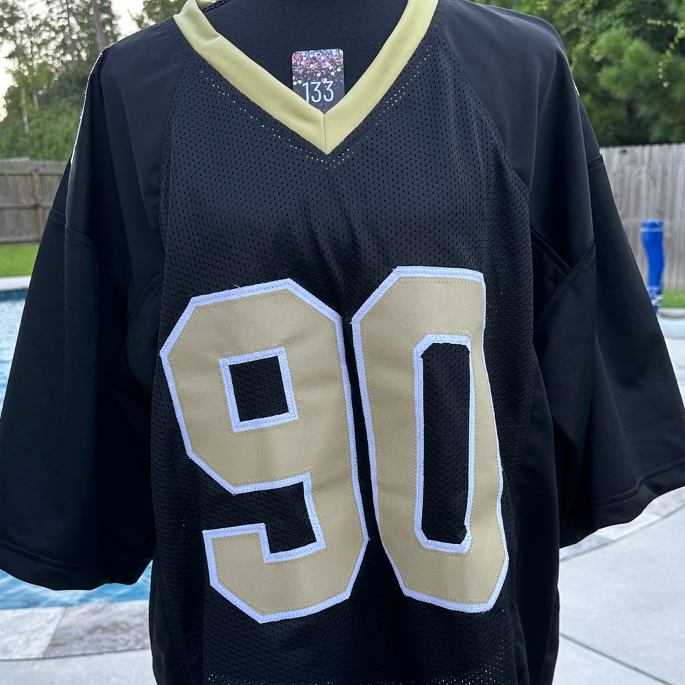 133, Bresse Signed Black/Gold New Orleans Saints Football Jersey